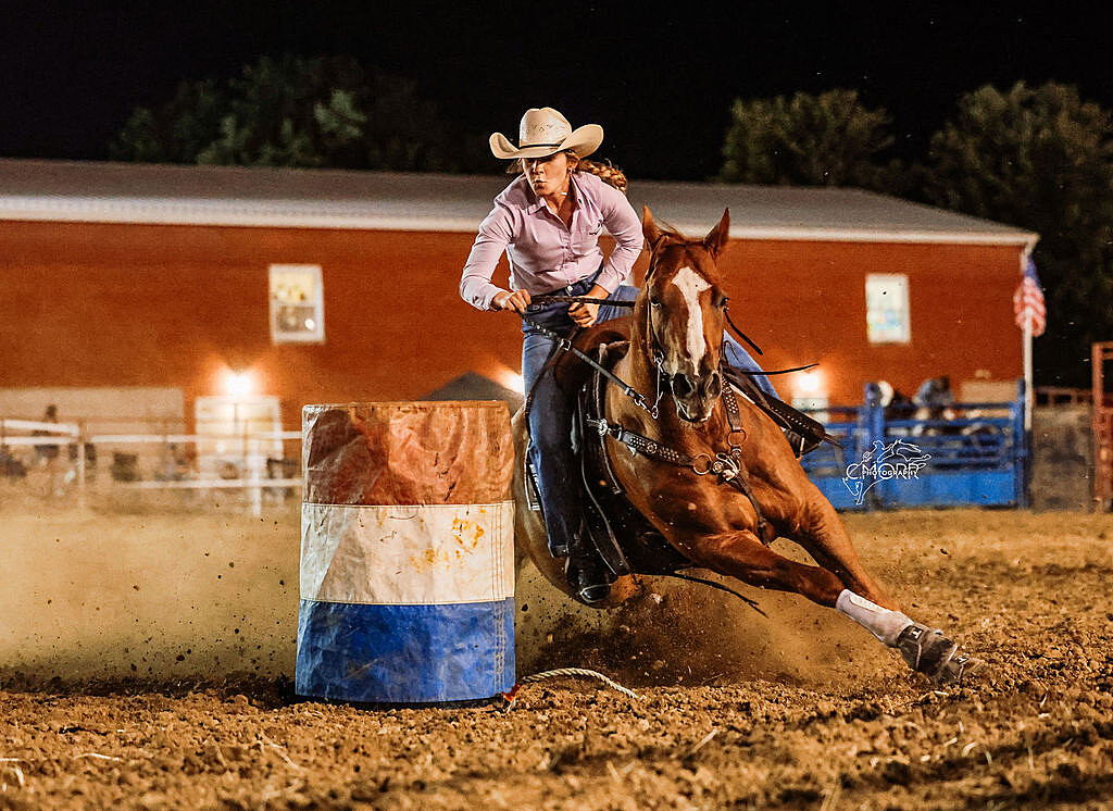 Strip barrel racing