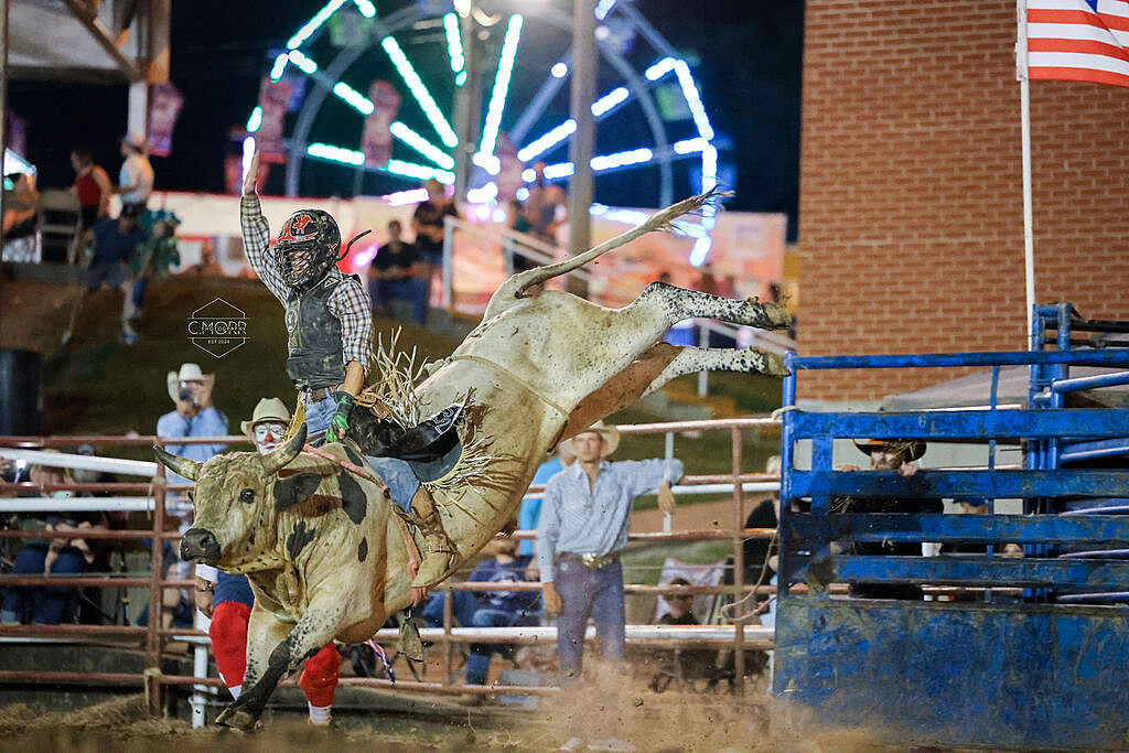 Strip bull riding night